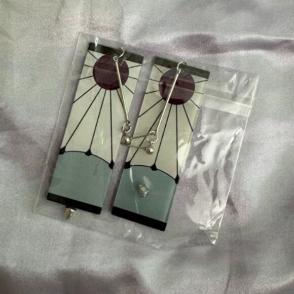 Demon Slayer Earrings - Picture 2 of 2